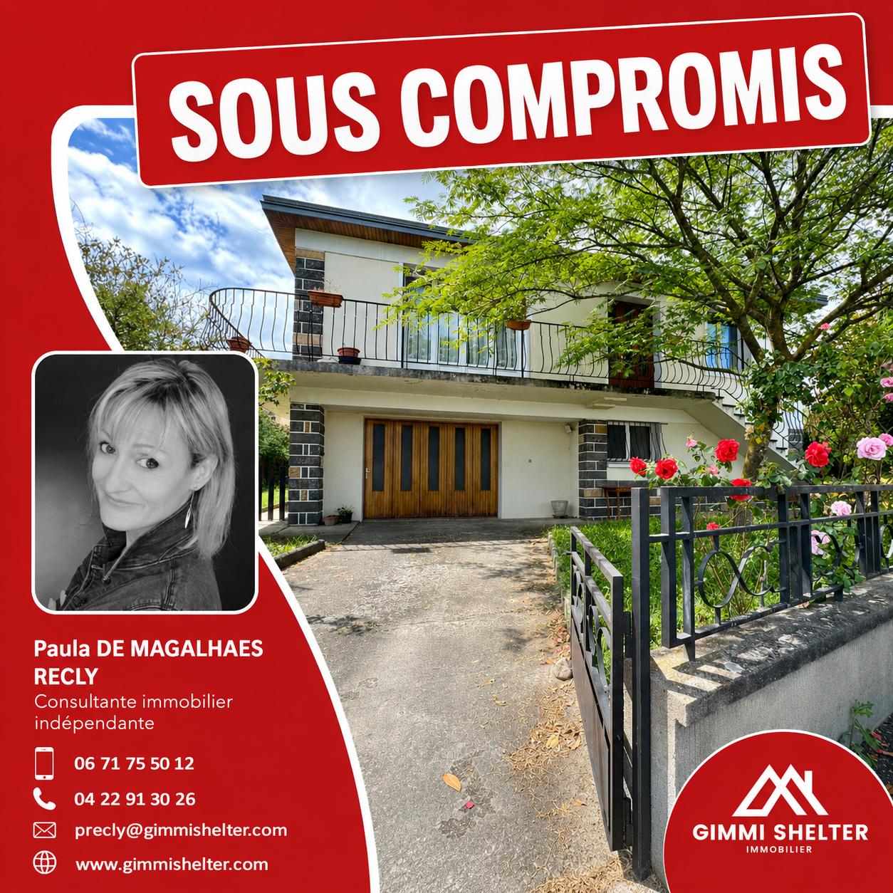 Maison familiale lumineuse 5 pièces   139 m2   3 garages   Vue dégagée   Cournon-d’Auvergne